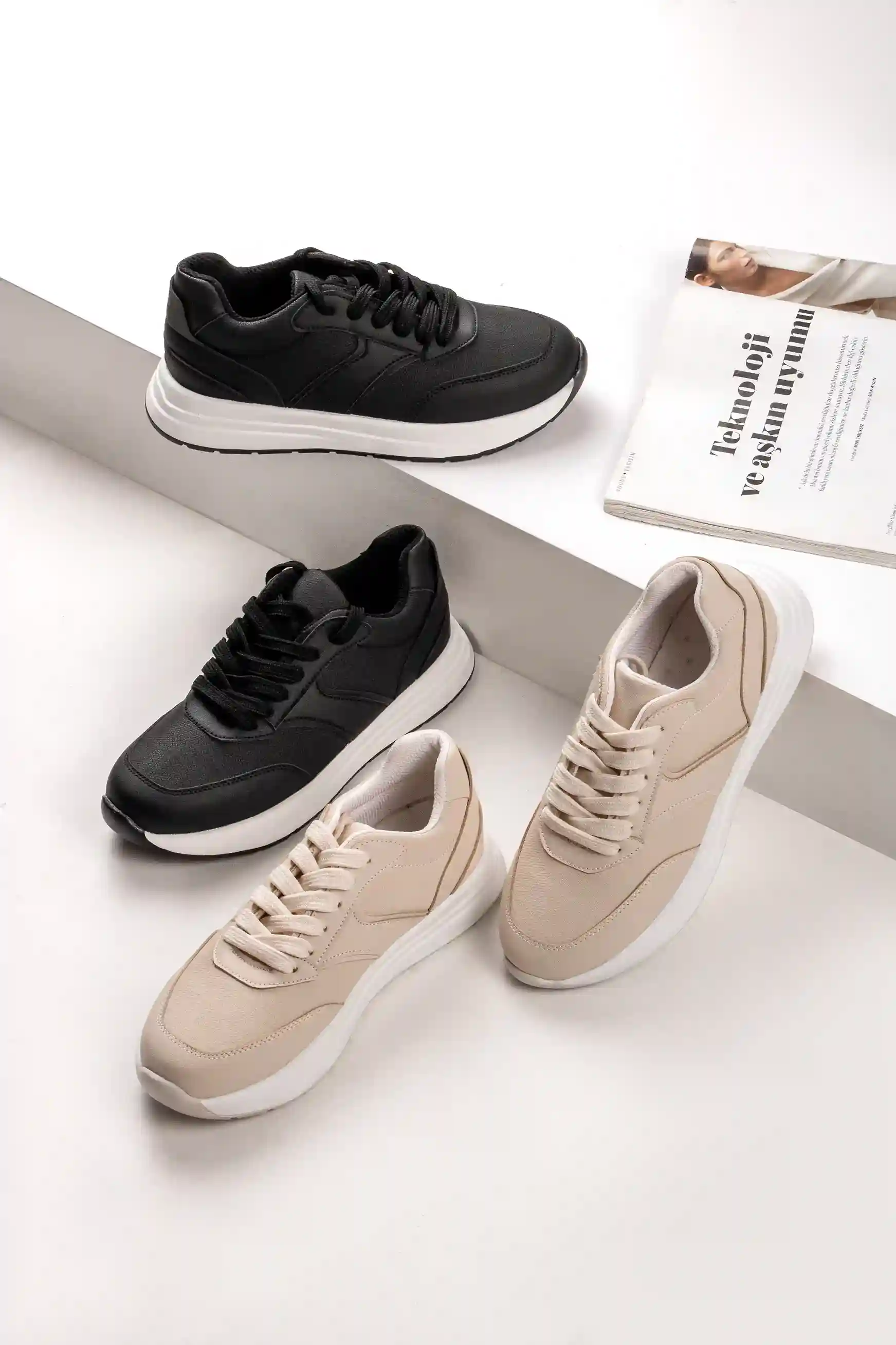 کفش اسپرت دخترانه برای مدرسه مشکی